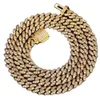 Master Rocks VVS Moisanite Diamond Sterling Sier Hiphop Iced Out Cuban Link Chain