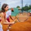 Raqueta de tenis Raqueta de tenis ligera a prueba de golpes con bolsa de transporte para deportes al aire libre 231225