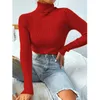 Women's Sweaters Autumn And Winter Solid Classic For Women Stateside Turtleneck Sweater Dresses Thick Men