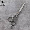 FNLUNE 6,5 tum VG-10 Strange Blade Professional Hair Salon Sessors Cut Barber Tools Haircut Shear Hairdressing Scissors 231225