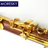 Moresky Red Wood Professional Clarinet Rosewood BB Gold-Plated Keys Solid Wood Sib Klarnet