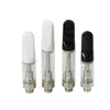 3 stks TH205 Glazen Tank Olie Verstuiver 510 Draad Cartridge Keramische Spoel Schroef Op Tip Roken Karren Verstuiver 1.0 ml 0.5 ml Lege Tank voor Dikke Olie fit Verwarm Batterij