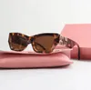 Moda Miu óculos de sol designer oval quadro óculos de sol de luxo feminino anti-radiação UV400 personalidade retro óculos placa de alto grau de alto valor