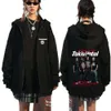 Tokio Hotel Kaulitz sudaderas banda de Rock cremallera sudaderas con capucha ropa informal estilo Hip Hop ropa de hombre mujer chaqueta de gran tamaño de manga larga