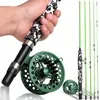 Combo Sougayilang Fly Fishing Rod and Reel Multisection Fly Fishing Combo for Trout Bass Fishing Suitable for Stream Lake Fishing