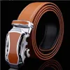 Belts 2021 Men Waistband Business Casual Leather Automatic Buckle Belt Waist Strap For Brown Black230H