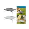 Mobili da campo portatile piccolo tavolo laterale leggera lettura di mini vano campeggio da campeggio pieghevole