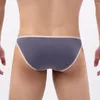 Men de caisse Men Briefes Alivable Pantes Bas-temps pour l'homme Lingerie Bulge Pouche élasticité confortable sous-vêtements mâle mince