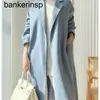 Topp Cashmere Coat Maxmaras Labbro Coat 101801 Pure Wool M Family Labbro Autumn/Winter -Sided Water Wave Mönster Badrobe 100 Wool Long Lace Ull For Women