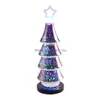 Décorations de Noël Effet 3D Feux d'artifice LED Arbre lumineux Table de bureau USB Lampe Vitrine Décoration pour la maison Tree5674503 Drop Delivery Dh6Y7