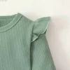 Roupas para roupas de menina para menina de menina de menina fofa de roupa de luva comprida calça de manga comprida Ponta de cabeça de cabeça de cabeça de cabeceira