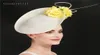 Cimri blim şapkalar muhteşem kadınlar büyük başlık resmi elbise düğün fedora kapağı çiçek moda fasator şapka el yapımı fırsat mili2820960