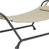 Camp Furniture Hammock Camping Portable Heavy Duty With Stand Pillow Outdoor Multi Color 90.55"