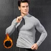 Homens de inverno térmico Tops Tops Camisetas de compressão mais quentes da academia THISTEM T T CHAMISTAS DE MANEIRA LONGA MAN Sportswear 231225