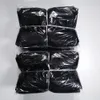 100 unids Bolsas de organza con cordón negro Bolsa de embalaje de joyería Bolsa de regalo para fiesta de boda Caja de cumpleaños 231225