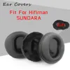 Accessories Ear Pads For Hifiman SUNDARA headband Headphone Earpads Replacement Headset Ear Pad PU Leather Sponge Foam