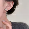 Orecchini designer fresco grigio arco perle da donna orecchini invernali autunnali di fascia alta e accessori per le orecchie eleganti