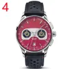 2021 Högkvalitativa män Luxury Watches Six Stitches Series All Dials Work Mens Quartz Watch Top Brand Clock Round Form Fashion Gift289L