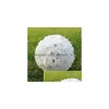 Couronnes de fleurs décoratives 30 cm 12quot Cryptage artificiel Rose Fleur de soie Embrasser Boules Boule suspendue Ornements de Noël Wedd Dhn2E