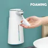 Distributeur de savon automatique sans contact USB C chargeant le désinfectant mural de machine de gel de mousse intelligente 400ML pour la salle de bain 231225