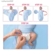 Sleeping Bags Baby Sleeping Bag Newborn Envelope Cocoon Wrap Swaddle Soft 100% Cotton 0-6 Months Sleep BlanketL231225