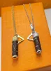 Designer Pillar Box Pendant Necklaces For Women Men Luxurys Designers Flower Necklaces Mens Choker Fashion Jewelry With Box8922515