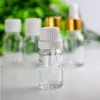 Populari bottiglie di contagocce in vetro a 10 ml di vetro con cappuccio per pipetta tappo a vite tappo a vite vuoto 10 ml di bottiglie di olio essenziale flavolide liquide SMHH