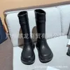 Kadın Botlar Kauçuk Açık Yağmur Boot Uzun Kollu Ayak Bileği Botları Balencaga B09NL