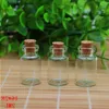 Hot Sale Small Mini Corked Bottle Vials Clear Glass Wishing Drift Bottle Container with Cork 5ml 1ml 2ml 3ml 4ml 5ml 6ml 7ml 10ml 15ml Wcqm