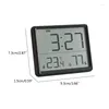 Wall Clocks Digital Clock Battery Operated With Date Temperature Humidity Sensing