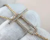 Halsband designer smycken lyxig bröllop gåva platina rosguld halsband för kvinnor clearance långkedja hel halsband bulk sta5212465