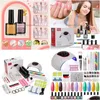 Nail Art Kits 12 Colors Gel Polish Set Base Top Coat 36W Led Dryer Lamp With Fl Diy Manicure Tools Starter Drop Delivery Dhfgh