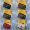 M69431 titular do cartão reto versão designer moda feminina mini zippy organizador carteira moeda bolsa cinto charme chave bolsa pochette accessoires 888