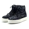 Boots Autumn And Winter Woven Fabric Lace TCR Light Thick Soled Warm Plus Cotton Casual Flat Large Customized Men Shoe