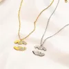 Premium 18K Gold plattiert 925 Silber Halsketten Luxusheizkette für Frauen Langkette Edelstahlkreis Halskette265d