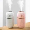 Humidifiers 300ml Mini Air Humidifier Purifier Car USB Aroma Essential Oil Diffuser Led Light Ultrasonic Mist Maker Home Appliance