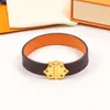 Charm Bangles Designer Moda Deri Bileklik Manyetik Toka Boyutu Unisex Lüks Mücevher Kadın Bilezikler Adam Bileklik247x