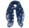 Berets Snowshine YLW Women Lady Penguin Print Shawl Voile Rectangle Scarf Scarves 18806033