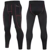 Herrenhosen Herren Trendy Streifen Pant Anzug Männer Sportliche und blaugrüne Kompression 3/4 Herbst Winter Feste Farbe