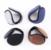 Ball Caps 20 Pcslot Plush Warm Earmuffs Men039s Winter Thick Solid Color Cloth Ear Warmer Protection8725946