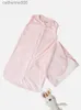 Sacs de couchage Bébé sac de couchage nouveau-né Swaddle serviette couvertures fermeture éclair sac de nuit enfant en bas âge câlin couette enveloppement sac de sommeil literie L231225