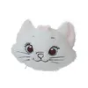 Simpatico e morbido peluche Marie Cat Peluche peloso Animali di peluche Gatto bianco Peluche Cuscino di tiro Bambola di cartone animato Regali di Natale per bambini 231225