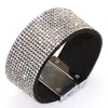 Volledige kristal magnetische wrap armband Rhinestone Bling Bracelet Wrap Magnetic Clasp Bracelet273J