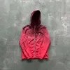 جاكيتات الرجال الكلاسيكية Trapstar Jacket Mens Hoodie Coats Irongate Windbreaker Red إلى جودة المعطف النسائي أحجام الاتحاد الأوروبي