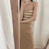 Рабочие платья Винтажные полосатые юбки CAMIS устанавливают женщины, вязаные летняя корейская мода сексуальные камизолы топы длинные юбки Два две кучки наряды