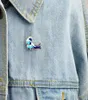 Geometric Oil Drop Sea Wave Pins Cartoon Alloy Enamel Collar Badge For Women Man Clothes Cowboy Backpack Brooches Fashion Accessor4286174