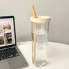 ストローカップフルーツフィルタリングウォーターボトルプラスチック屋外飲料ボトルジュースカップ耐久性とポータブル小さなツール231225