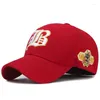 Caps de bola 2023 Moda Baseball Cap masculino e feminino Material de algodão unissex Logo bordado de abelha