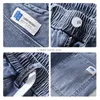 Verão cordão baggy namorado azul harajuku casual hip hop masculino carga denim elegante designer jogger cowboy haren calças de brim 231222