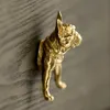 Brass Animal Molding Knobs for Furniture Light Luxury Single Hole Cabinet and Handles Dresser Drawers Wardrobe Door Knob 231225